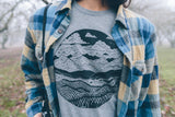 Mountain Range Tee-Gray Speckled - Silvesse