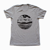 Mountain Range Tee-Gray Speckled - Silvesse