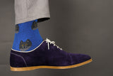 Sick Socks – Blue Cat – Animals Casual Dress Socks