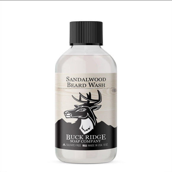 Buck Ridge Sandalwood Beard Wash - Silvesse