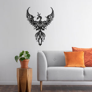 Phoenix - Metal Wall Art - Silvesse