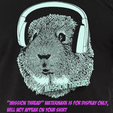 Guinea Pig Wearing Headphones T-Shirt - Silvesse