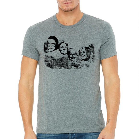 Mount Nasty- Great American women on Mt Rushmore T-Shirt - Silvesse