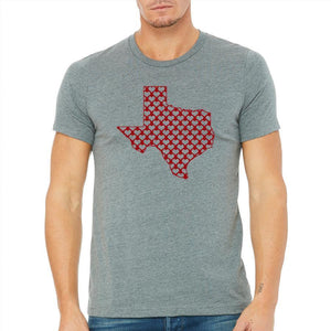 Texas hearts - Men's Tee - Silvesse