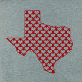 Texas hearts - Men's Tee - Silvesse