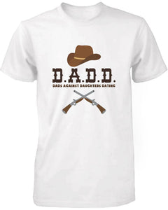 Men's Funny Graphic Statement White T-shirt - Dads - Silvesse